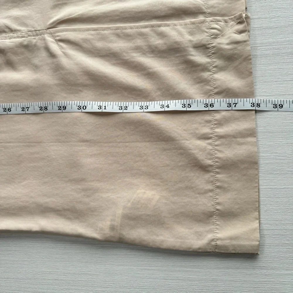 Forever 21 Longline Utility Jacket Beige Lyocell S‎ Lightweight Casual